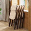 Chaise d'appoint pliante en bois massif entièrement assemblée-173123841