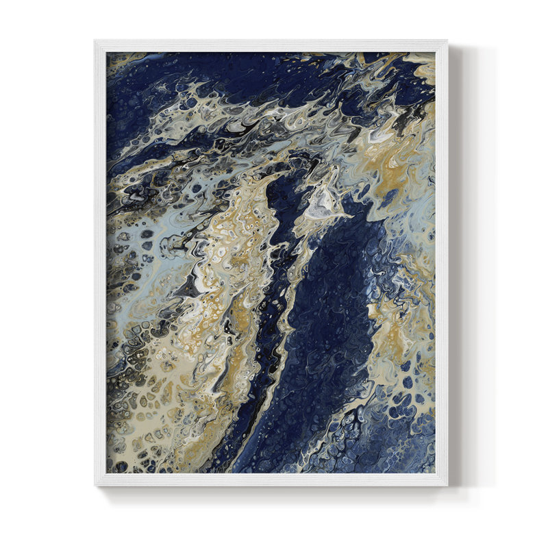 C39, reproduction encadrée - bois massif, Blanc, H 14 po x l 11 po