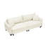 Housse de coussin amovible en velours côtelé beige avec cadre - investissement à long terme-1156138499