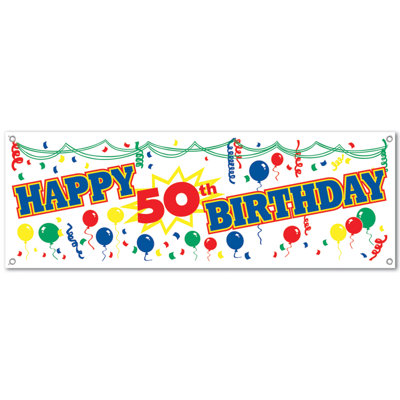 Bannière joyeux anniversaire