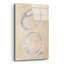  «Silver Loops 2» par Michael Willett, art mural en verre acrylique, 12 po x 16 po