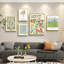 Combinaison murale moderne et simple de peinture de fond pour canapé-983388145