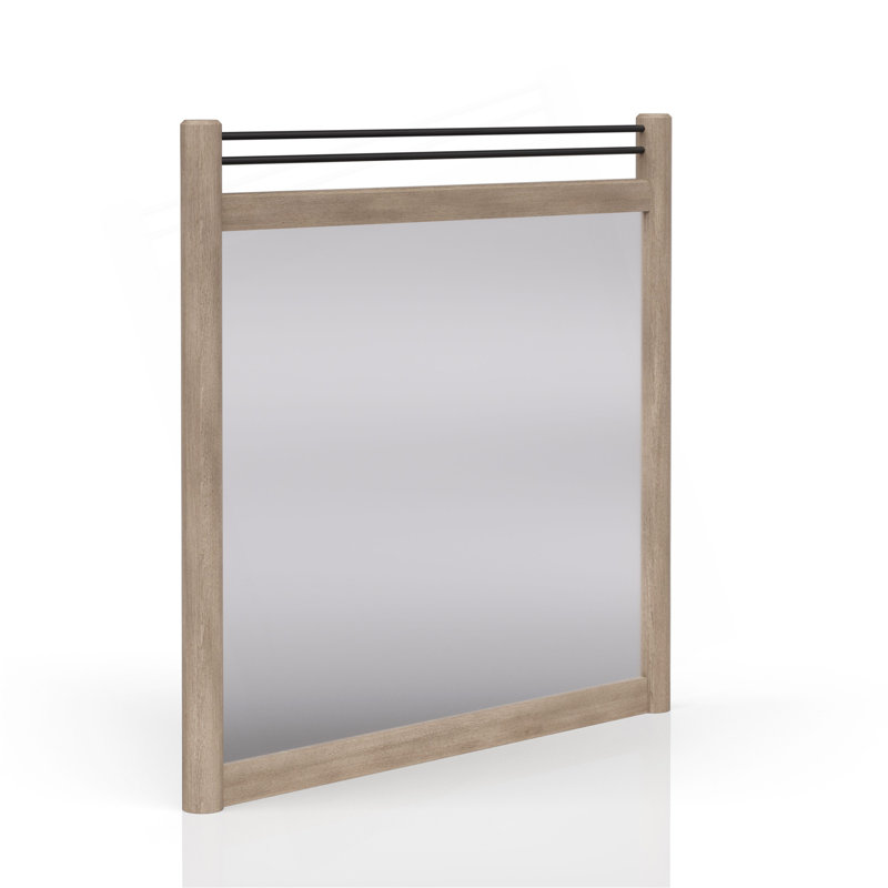 Miroir à affiche couleur sable