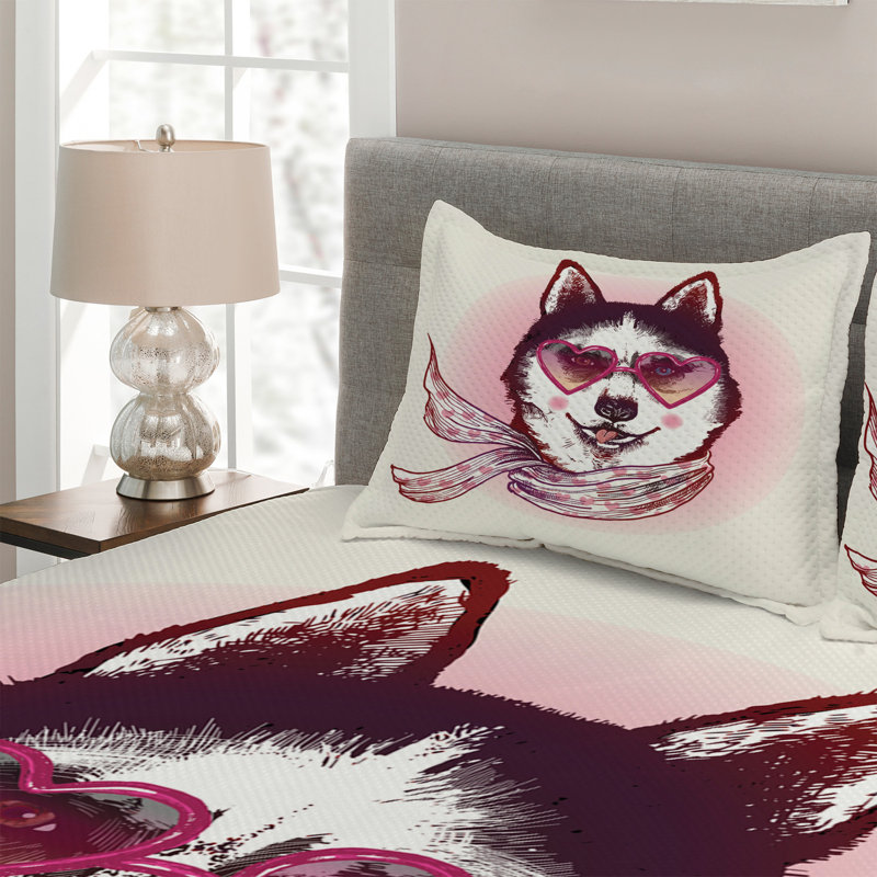 Coverlet, King Bedspread + 2 Shams