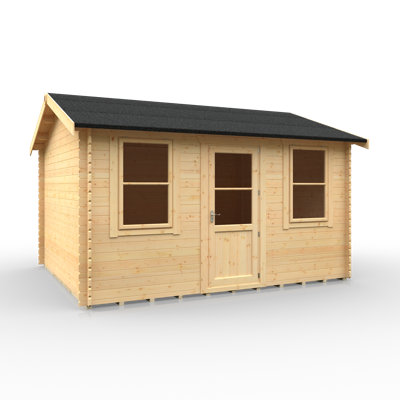 The Sabre Tongue & Groove Log Cabin 14x12w