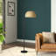 Aaftab 162.5cm Black Arched/Arc Floor Lamp