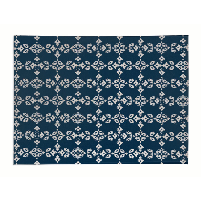 Tapis de bureau Cassia, L 60 po x P 84 po, Bleu