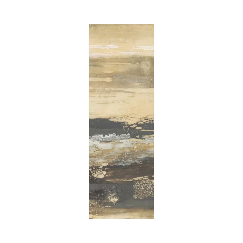 Terre Umber II by Jennifer Goldberger - Wrapped Canvas Panoramic Painting, 30.48 cm H x 91.44 cm W x 1.91 cm D