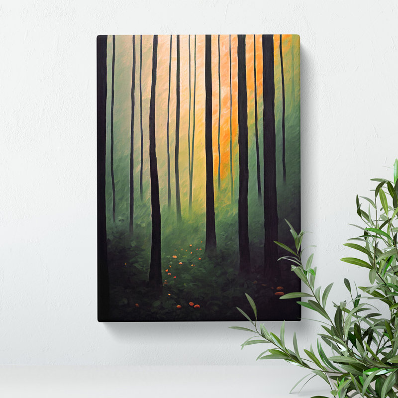 XC1022-1783X Deep Forest - Wrapped Canvas Print, 60cm H x 40cm W x 3cm D