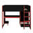 Gaming Loft Bed With Desk & Wardrobe-1205556311