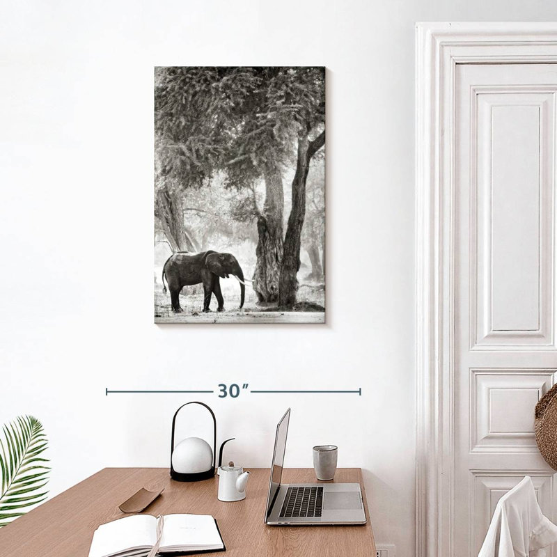 Brampt Wandering Elephant, 30" H x 20" W