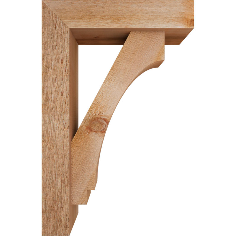 Support de bloc impérial avec entretoise décalée, 34 x 22, Cèdre rouge occidental de l 6 po (scié brut)