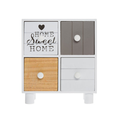East Dunbar 20cm W 4 - Drawer Chest of Drawers