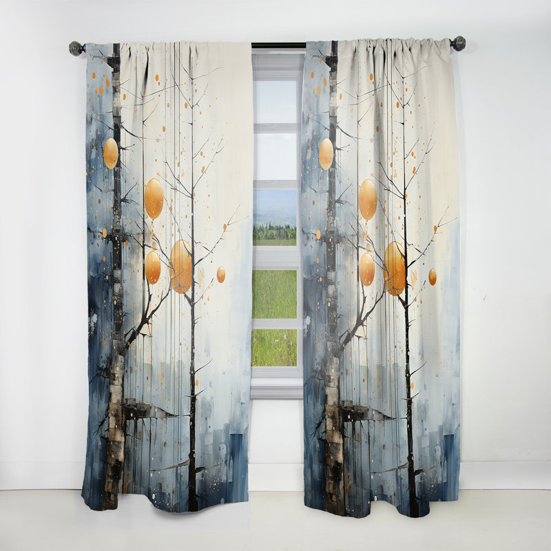 Bexton Abstract Towers Of Specks III - Industrial Velvet Curtain - Room Darkening - 1 Panel, 52" W x 84" L