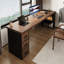 Bureaux rectangulaires en bois massif brun-107825183-107825187