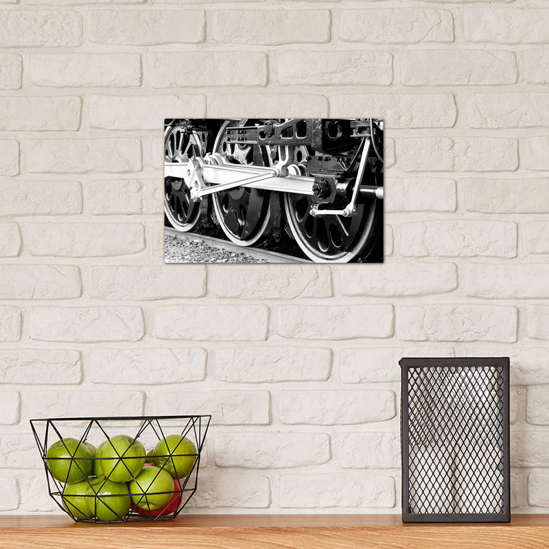 Antique Train - Wrapped Canvas Print, 66.04 cm H x 45.72 cm W x 1.91 cm D