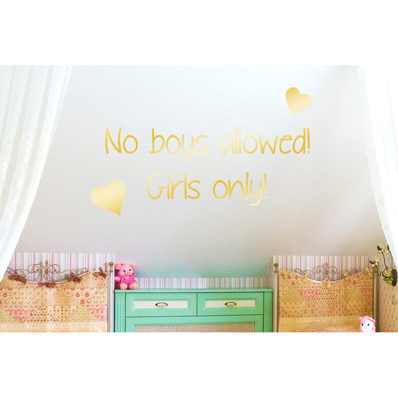 Wall Decal, Shiny Gold, Medium