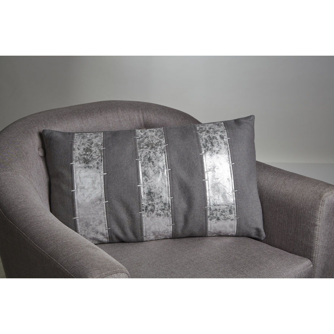 Bergman Striped Rectangular Throw Cushion With Filling