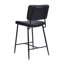 Tabouret de bar en cuir de polyuréthane rembourré Chelsei-54301019-54381258