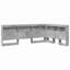 Storage Headboard Concrete 120 Cm Engineered Wood-952352258-952352277