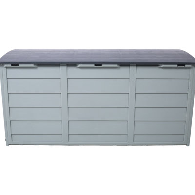 Deck Box For Backyard Use - 75 Gallon Outdoor Storage With Wheels Garden Tools, Pool All Weather Bin Patio Cushions,