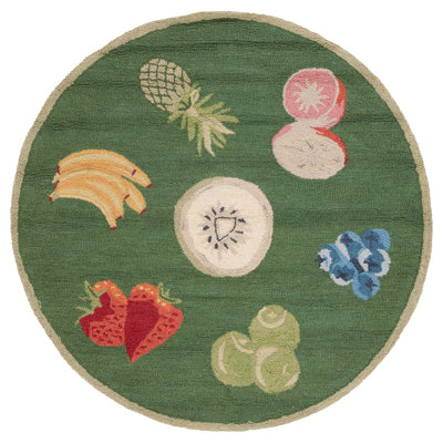 Demitro Hand Hooked Wool Rug
