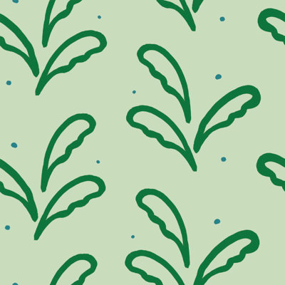 Rouleau de papier peint Susan Hable Banana Leaf L 33 pi x l 20,5 po