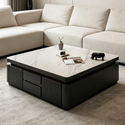 Table basse moderne en pierre