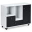 90cm Wide 2 -Drawer Mobile File Cabinet