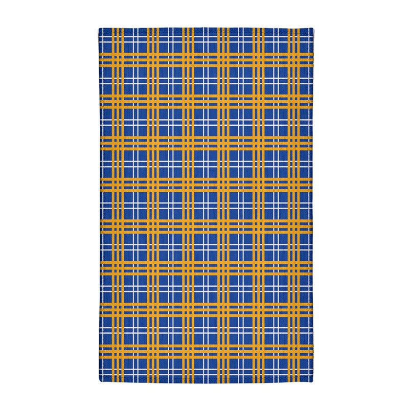 Tapis à carreaux bleu, Rectangle 2 pi x 3 pi