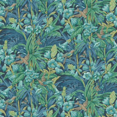 Floral 32.82' L x 27.58" W Wallpaper Roll