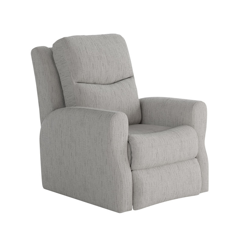 Fame Recliner, Light Gray Polyester