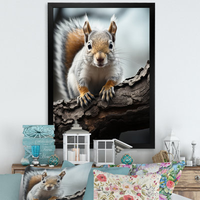 Armonni " Beige Brown Animal Squirrel "