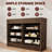 6-Drawer Dresser, Fluted Wooden Chest with 47" Wide Top, Walnut Finish, Modern Storage Unit for Bedroom, Living Room, or Entryway-139736642
