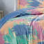 Ensemble de couvre-lit réversible 3 pièces Pastel Splash Watercolor-126517426