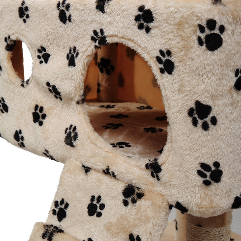 Stambaugh 67'' H Cat Tree, Beige