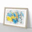 Yellow Jellyfish Watercolour - Framed Print-56882147-56882151