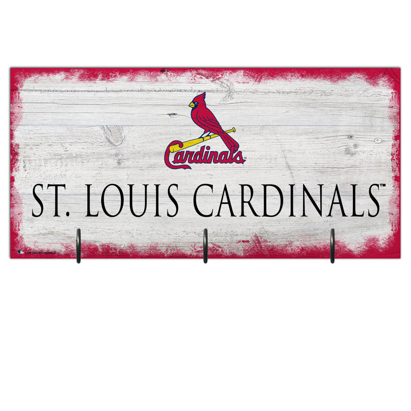 Wall 3 - Hook Wall Mounted Coat Rack, Cardinals
