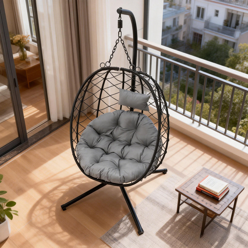 Hanging Chair, Gray, Technical Fabric
