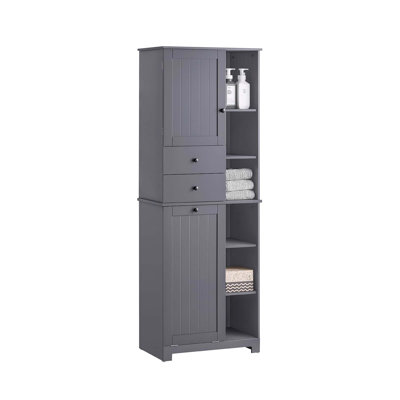 Compact Bathroom Cabinet Freestanding Linen Cabinet