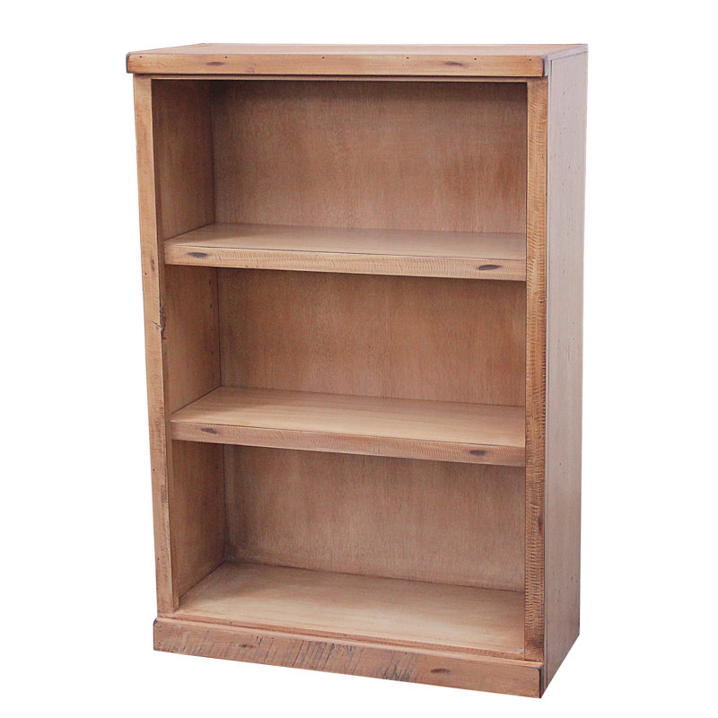 Bibliothèque standard en bois massif H 48 "x l 32" Alemany, Doré havane