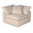 Caitlynne Cloud-Inspired 132" 3 Piece Oversized Deep Lounge Slipcovered Modular Sofa | Performance Fabric Washable Water-Resistant Stain-Proof | Deep-Seating Down-Filled Couch | Plush Cushions, Modern Design 