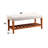 Charla Fabric & Oak Finish Bench-496043724