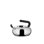 Alessi Bulbul 2.64 Quarts Stainless Steel (18/10) Whistling Stovetop Tea Kettle