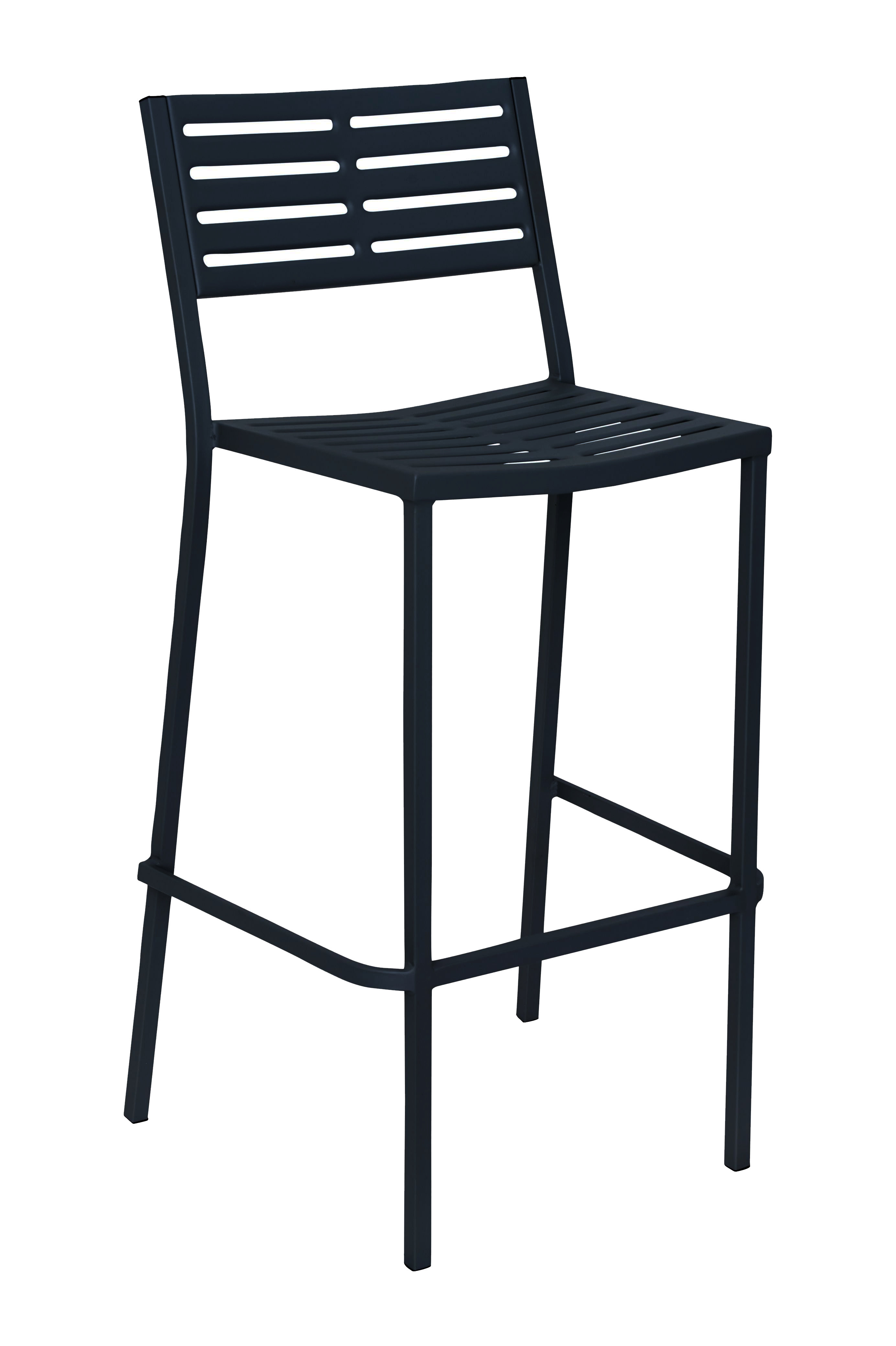 BFMSEATING Daytona Powder Coated Steel Outdoor 30'' Bar Stool Wayfair