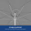 Parasol portatif à inclinaison réglable en hauteur Outsunny-1581456080