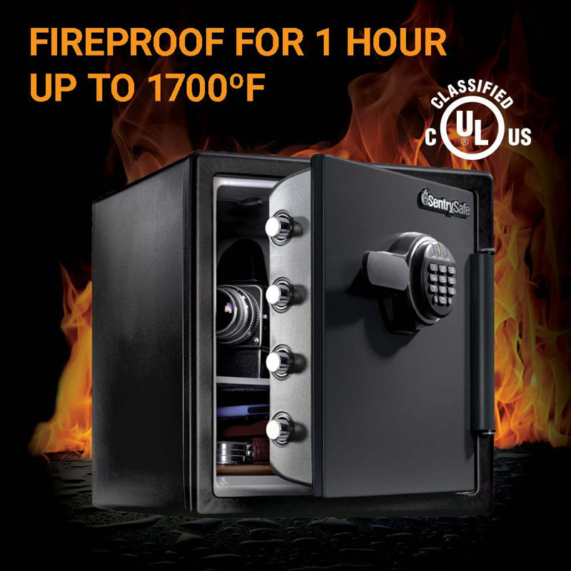 SentrySafe 1.23 CuFt. Fire/Water Security Safe with Digital Keypad Lock