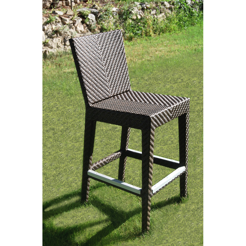Arrison Wicker Outdoor 30'' Bar Stool