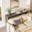 55" Farmhouse Console Table, Narrow Wooden Sofa Table For Entryway, Hallway, Living Room, Foyer-409027076