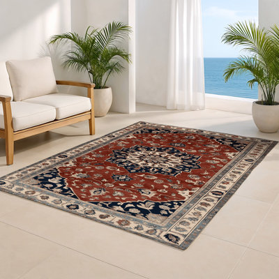 Turkish Brown Indoor and Outdoor Area Rug